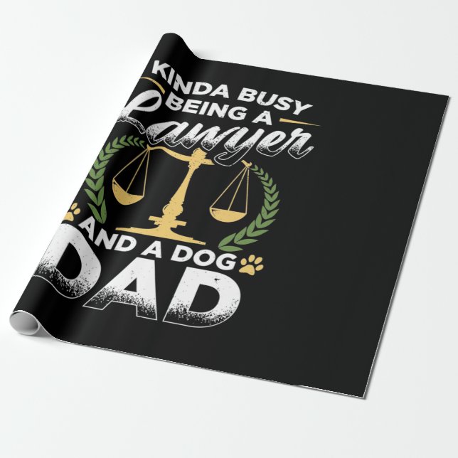Als Anwalt und Vater Geschenkpapier (Ungerollt)