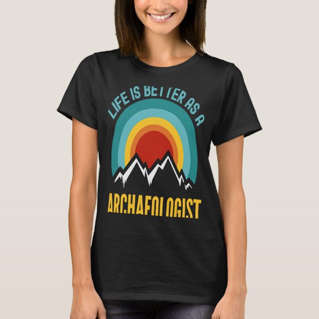 Als Archäologe T-Shirt (Vorderseite)