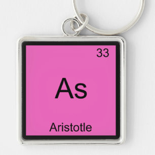 Als - Aristoteles Lustiges Element Chemie Symbol T Schlüsselanhänger