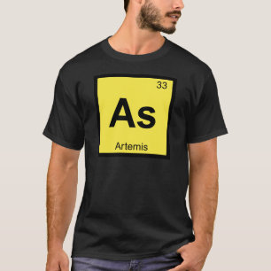 Als - Artemis Göttin Chemie Periodensystem T-Shirt