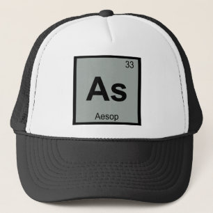 Als - Äsop Fabeln Chemie Periodensystem Symbol Truckerkappe