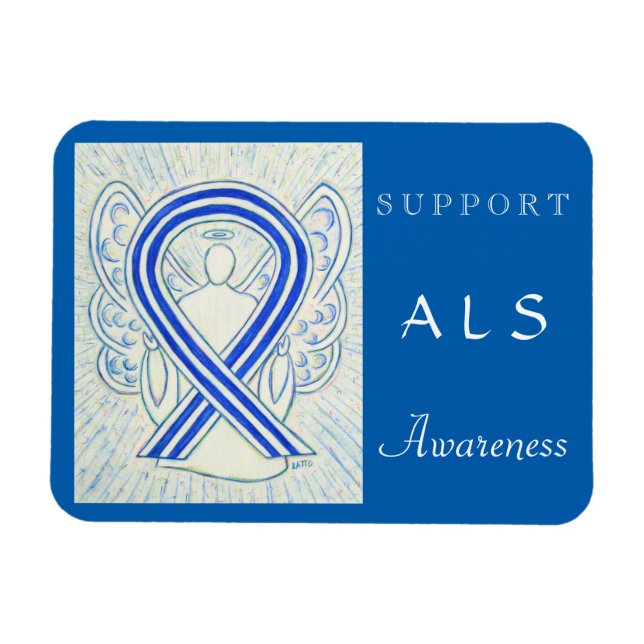 ALS Awareness Angel Custom Magnet (Horizontal)