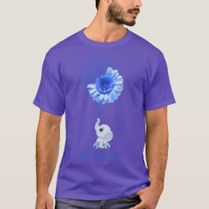 ALS Awareness Faith Elephant Survivor Fighter T-Shirt