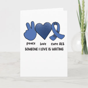 ALS Awareness Monat Amyotrophie Laterale Sklerose Karte