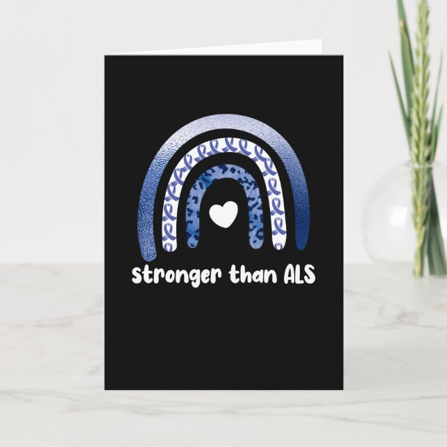 ALS Awareness Monat Amyotrophie Laterale Sklerose Karte (Vorderseite)