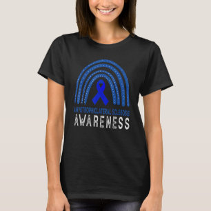 Als Awareness Montag Blue Rainbow Support Squad Wo T-Shirt