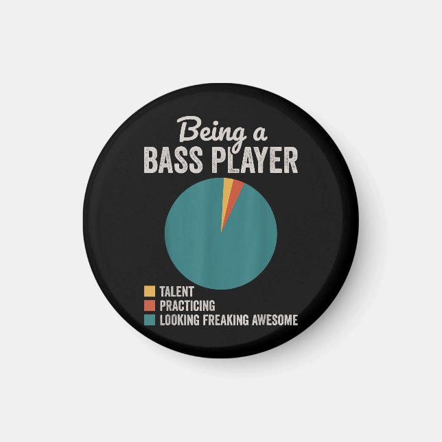 Als Bassist Musiker Funny Bass Gitarrist Magnet (Vorne)