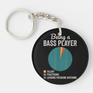 Als Bassist Musiker Funny Bass Gitarrist Schlüsselanhänger
