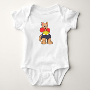 Als Boxer beim Boxen Baby Strampler