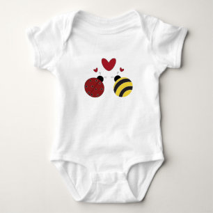 Als Dame Hummel traf... Baby Strampler