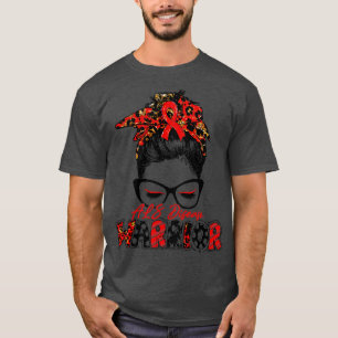 ALS Disease Awareness Warrior Frauen Glasse Messy T-Shirt