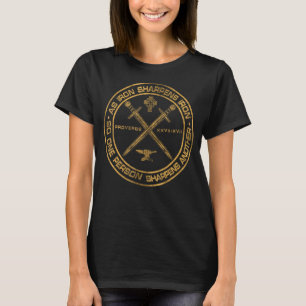 Als Eisen Sharpens Eisen, so eine Person Sharpens  T-Shirt