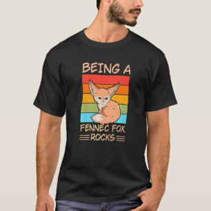 Als Fennec-Fuchsgestein für einen Fennec-Fuchs T-Shirt