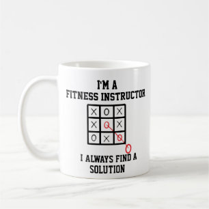 Als Fitness-Instruktor finde ich immer eine Lösung Kaffeetasse