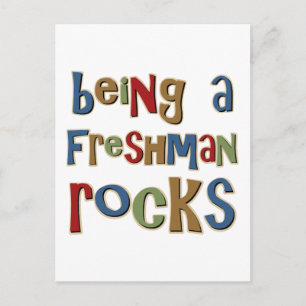 Als Freshman Rocks Postkarte