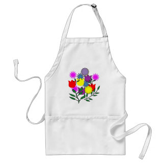 ALS Frühlings-Blumenblumenstrauß-Schürze Schürze
