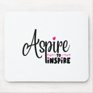 Als Geschenk motivierendes Tank Top mit positiver Mousepad