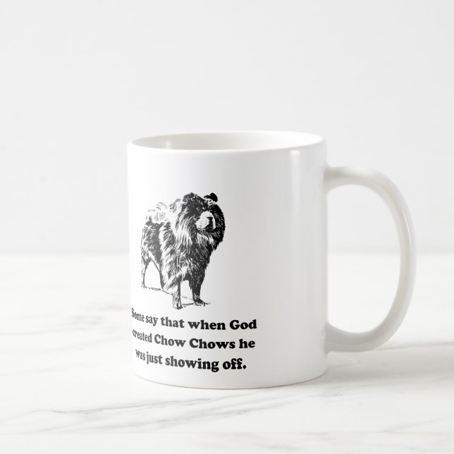Als Gott Chow-Chowe herstellte Kaffeetasse (Rechts)