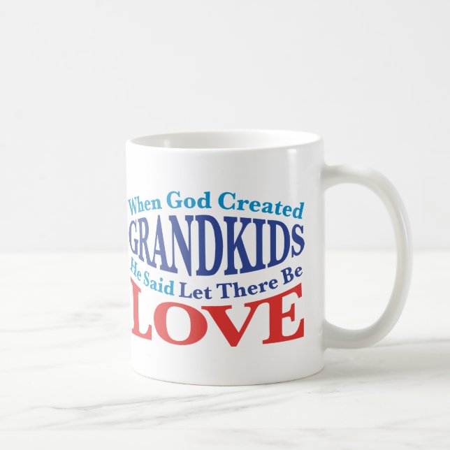Als Gott Großkinder erschuf Kaffeetasse (Rechts)