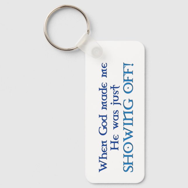 Als Gott mich zum Schlüsselanhänger machte (Vorderseite)