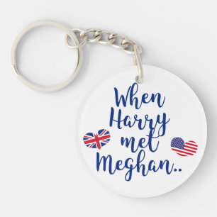 Als Harry Meghan traf   Fun Royal Wedding Schlüsselanhänger