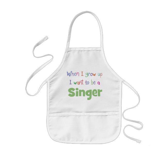 Als ich aufwuchs Sänger Kinderschürze (Vorne)