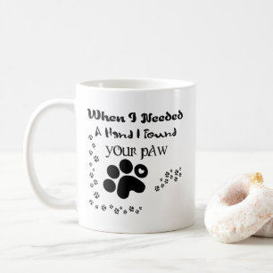 Als ich eine Hand benötigte, fand ich Ihre Kaffeetasse