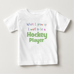Als ich Hockey-Spieler wurde Baby T-shirt