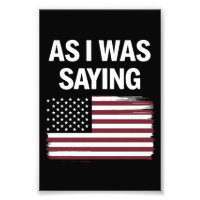 Als ich Sprichwort lustige politische Trump 2024