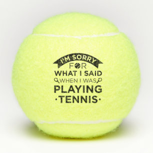 Als ich Tennis spielte Tennisbälle