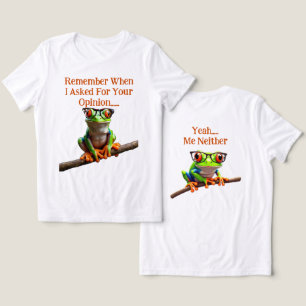 Als ich um deine Meinung bat Tri-Blend Shirt