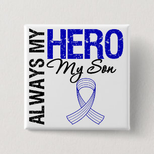 ALS immer mein Held mein Sohn Button