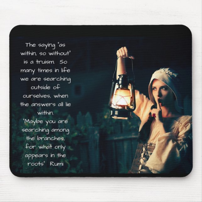 Als innen so außen mousepad (Vorne)