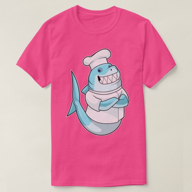 als Koch mit Kochen Schürze T-Shirt (Design vorne)