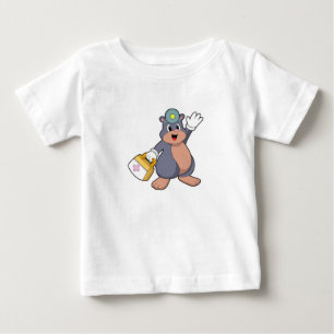 Als Krankenschwester mit Verbandskasten.PNG Baby T-shirt