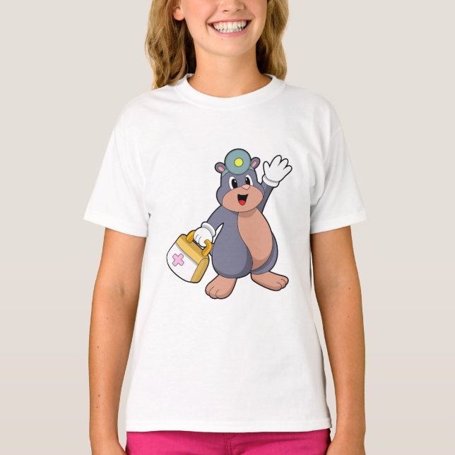 Als Krankenschwester mit Verbandskasten.PNG T-Shirt (Vorderseite)