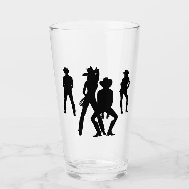 Als Line Dance verwendet Glas (Vorderseite)