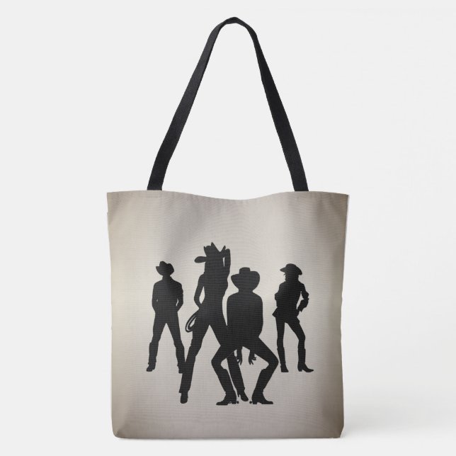 Als Line Dance Western verwendet Tasche (Rückseite)