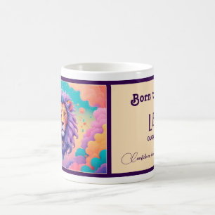 Als Löwe geboren Kaffeetasse