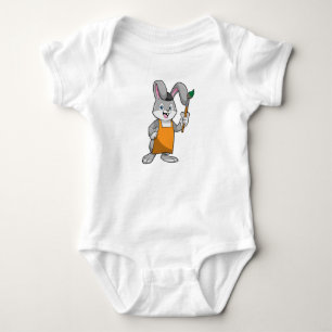 Als Maler mit Pinsel Baby Strampler