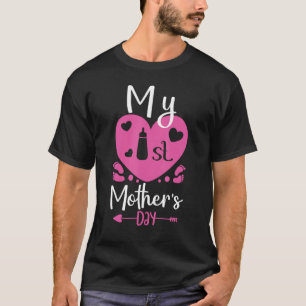 Als Mama mein erster Muttertag  Idee für 1. Mama  T-Shirt