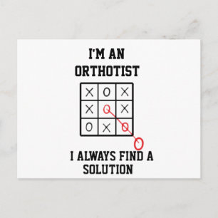 Als Orthopädietechniker finde ich immer eine Lösun Postkarte