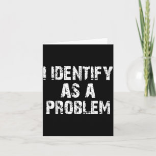 Als Problem Identifizieren Lustiger Spruch Unruhes Karte