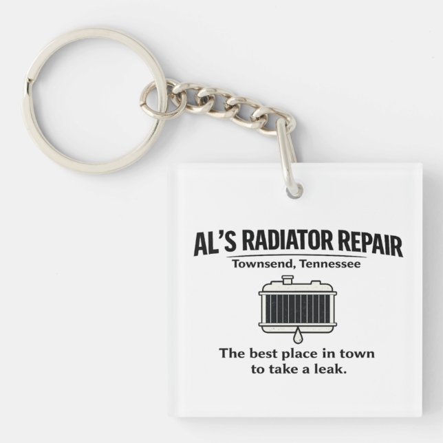 Al's Radiator keychain Schlüsselanhänger (Vorderseite)