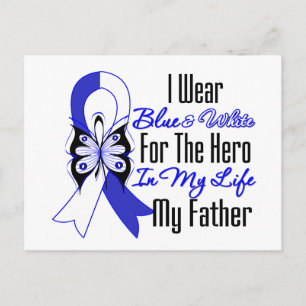 ALS Ribbon Hero in My Life Mein Vater Postkarte