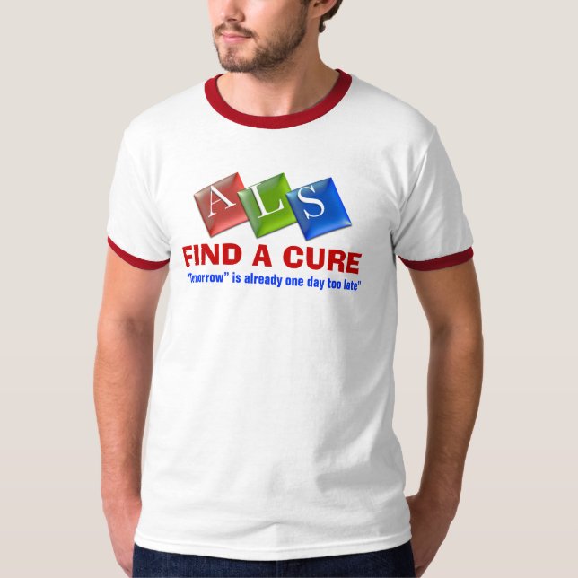 ALS Ringer-T - Shirt (Vorderseite)