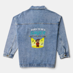 Als Sänger geboren Jeansjacke