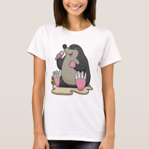 Als Sängerin mit Mikrofon T-Shirt