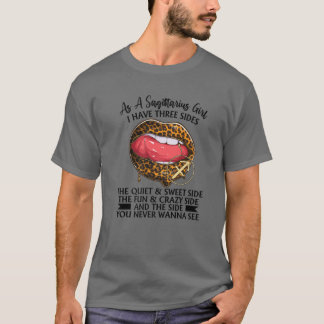 Als Schützenmädchen habe ich drei Seiten Zodiac Si T-Shirt