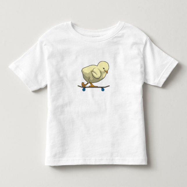 Als Skater mit Skateboard wählen Kleinkind T-shirt (Vorderseite)